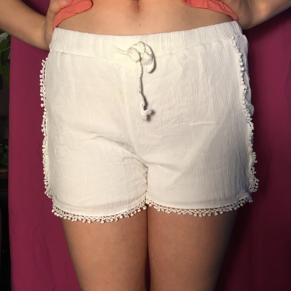 White Shorts